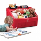 speelgoedbox met tekentafel - rood - Step2 (848900) niet meer leverbaar